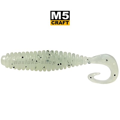 Силиконови примамки M5 Craft Cheater 1.2" White Pearl, 10 бр.