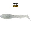 Силиконови примамки M5 Craft Chubby Shad 2.8" White Pearl 5 бр.
