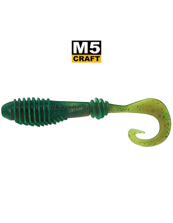 Силиконови примамки M5 Craft Chubby 3" Motor Oil Classic, 5 бр.