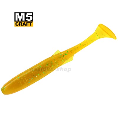 Силиконови примамки M5 Craft Fly Fish 2.5", 63 мм, цвят Motor Oil Caramel, 8 бр.