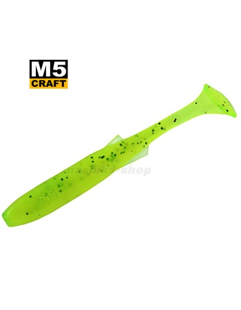 Силиконови примамки M5 Craft Fly Fish 2.5", 63 мм, цвят Chart Black Flake, 8 бр.