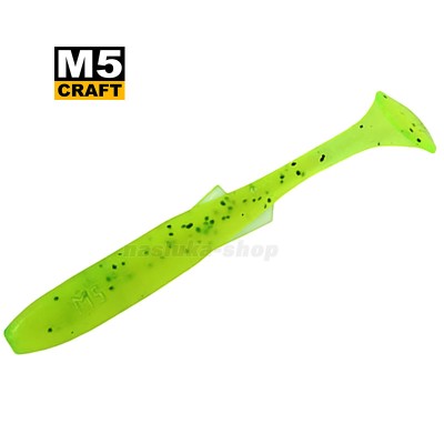 Силиконови примамки M5 Craft Fly Fish 2.5", 63 мм, цвят Chart Black Flake, 8 бр.