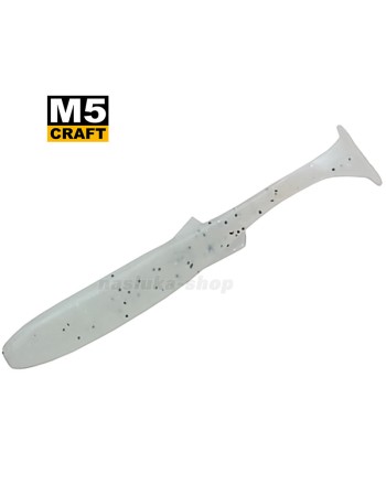 Силиконови примамки M5 Craft Fly Fish 2.5", 63 мм, цвят White Pearl, 8 бр.