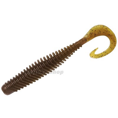 Силиконови примамки M5 Craft Fury 2.4" Brown Green, 7 бр.