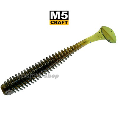 Силиконови примамки M5 Craft Jib 3" Green Melon, 7 бр.