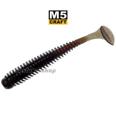 Силиконови примамки M5 Craft Jib 3" Brown Pumpkin, 7 бр.