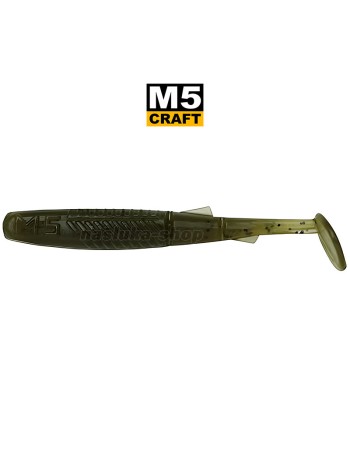 Силиконови примамки M5 Craft Joker Shad 2", 64 мм, цвят Green Pumpkin, 8 бр.