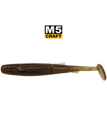 Силиконови примамки M5 Craft Joker Shad 2", 64 мм, цвят Brown Pumpkin, 8 бр.