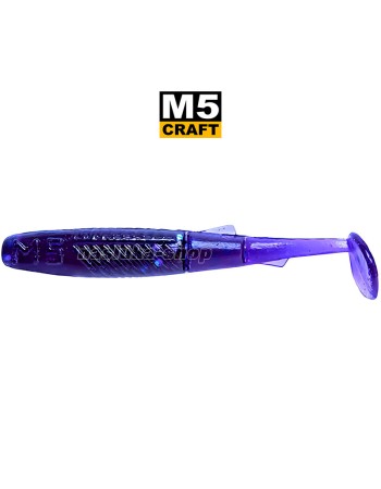Силиконови примамки M5 Craft Joker Shad 1.5", 38 мм, цвят Violet, 10 бр.