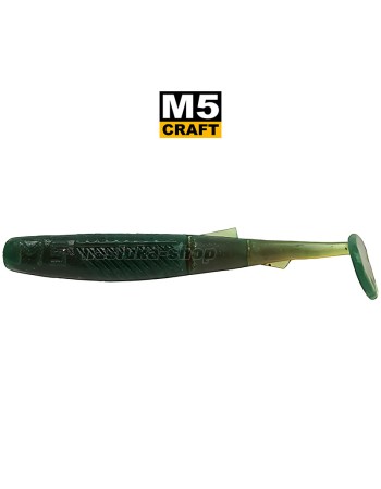 Силиконови примамки M5 Craft Joker Shad 2", 64 мм, цвят Motor Oil Classic, 8 бр.