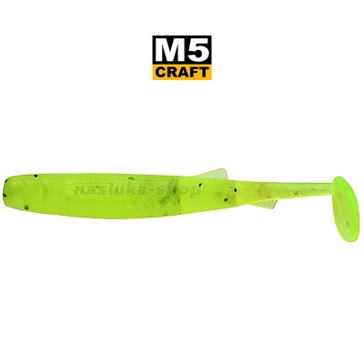 Силиконови примамки M5 Craft Joker Shad 1.5", 38 мм, цвят Chart Blake Flake, 10 бр.
