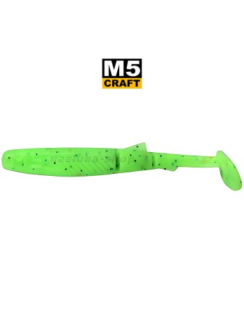 Силиконови примамки M5 Craft Joker Shad 2", 64 мм, цвят Chart Green Apple, 8 бр.