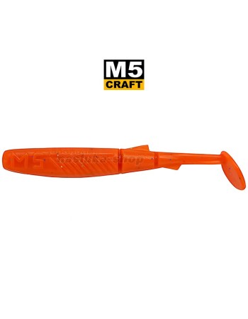 Силиконови примамки M5 Craft Joker Shad 2", 64 мм, цвят Orange Carrot, 8 бр.