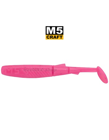 Силиконови примамки M5 Craft Joker Shad 2", 64 мм, цвят Pink Bubble, 8 бр.