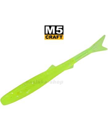 Силиконови примамки M5 Craft Joker 2.3" Chart Neon FLake, 8 бр.