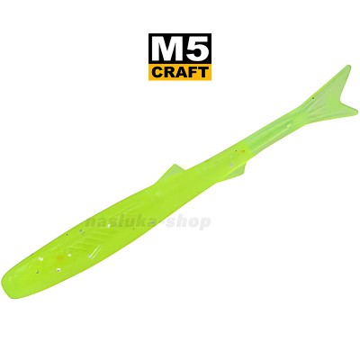 Силиконови примамки M5 Craft Joker 2.3" Chart Neon FLake, 8 бр.