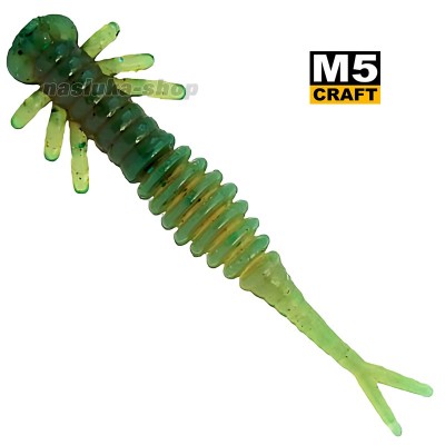 Силиконови примамки M5 Craft Kozyavka 2" Motor Oil Classic, 7 бр.