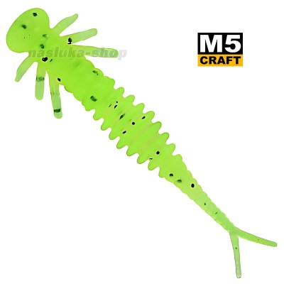 Силиконови примамки M5 Craft Kozyavka 2" Chart Black Flake, 7 бр.