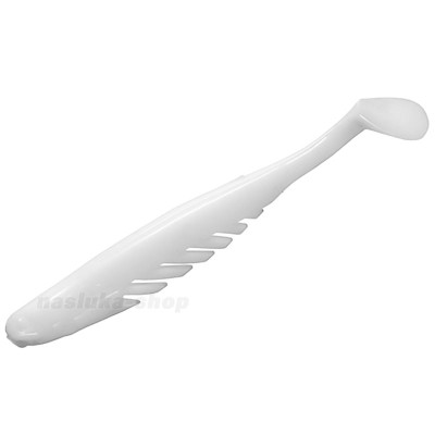 Силиконови примамки M5 Craft Monster Shad 4" White, 4 бр.