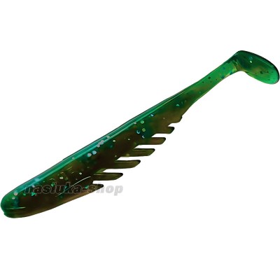 Силиконови примамки M5 Craft Monster Shad 4" Green Blue, 4 бр.