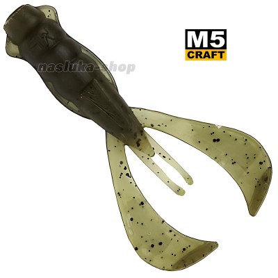 Силиконови примамки M5 Craft Turbo Crayfish 2" Green Pumkin, 7 бр.