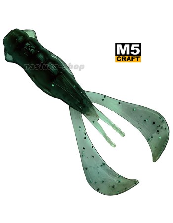 Силиконови примамки M5 Craft Turbo Crayfish 3.5" Green Blue, 4 бр.