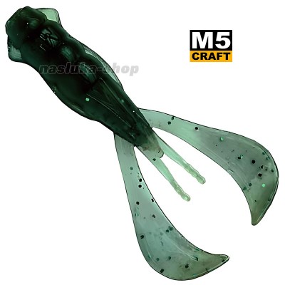 Силиконови примамки M5 Craft Turbo Crayfish 3.5" Green Blue, 4 бр.