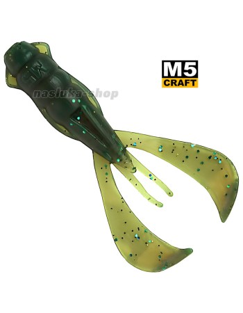 Силиконови примамки M5 Craft Turbo Crayfish 2" Motor Oil Classic, 7 бр.