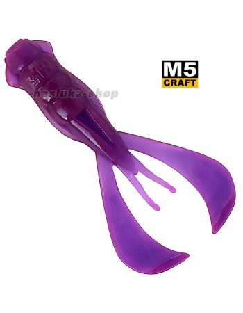Силиконови примамки M5 Craft Turbo Crayfish 2.8" Lox Lilac, 6 бр.