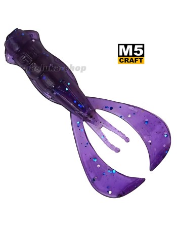 Силиконови примамки M5 Craft Turbo Crayfish 3.5" Lox Dark, 4 бр.