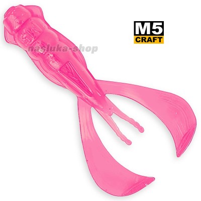 Силиконови примамки M5 Craft Turbo Crayfish 2.8" Pink Bubble, 6 бр.