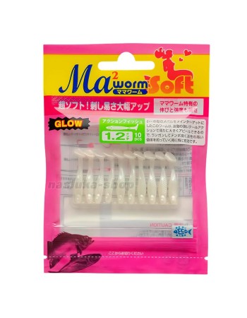 Силиконови примамки Maria Action Fish, 1.8"/4.6 см, цвят S/PWG, 9 бр.