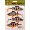 Силиконови примамки Mikado MFT Perch 10 см - 4 броя в опаковка