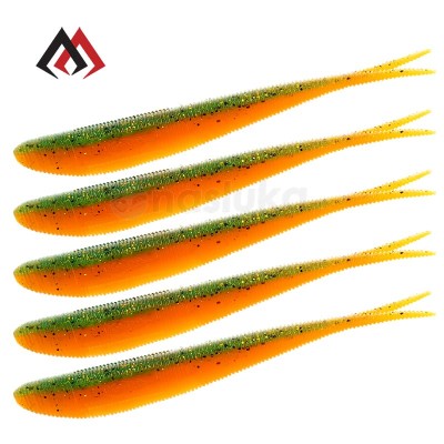 Силиконови примамки Mikado Saira, 12 см, цвят 343, 5 бр.