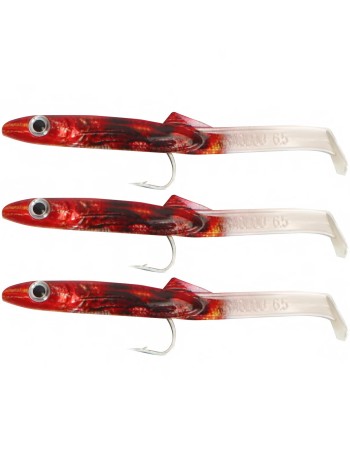 Силиконови примамки Ragot Raglou 3D, 85 мм, цвят ABLR, 3 бр.