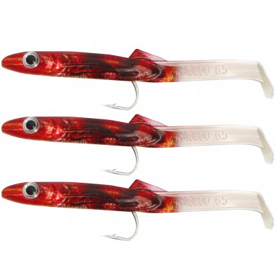 Силиконови примамки Ragot Raglou 3D, 85 мм, цвят ABLR, 3 бр.