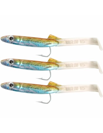 Силиконови примамки Ragot Raglou 3D, 85 мм, цвят AYU, 3 бр.