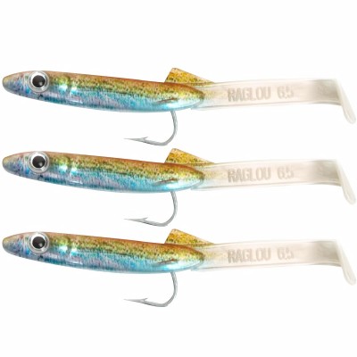 Силиконови примамки Ragot Raglou 3D, 85 мм, цвят AYU, 3 бр.