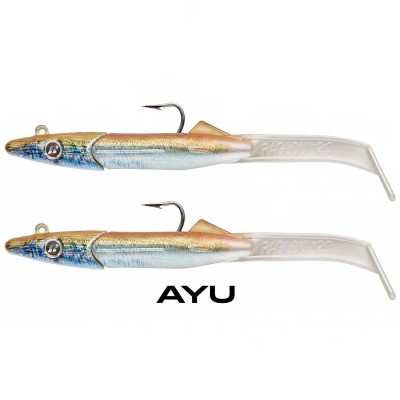 Силиконови примамки Ragot Raglou Hybrid, 85 мм, цвят AYU, 2 бр.