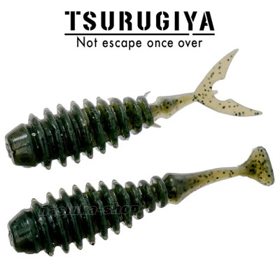 Силиконови примамки Tsurugiya Ruba Tore Zoro, 5 см, цвят 04, 4 бр.