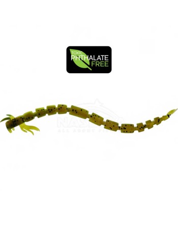 Силиконови червеи Westin Bloodteez Worm, 7.5 см, цвят Secret UV, 6 бр.