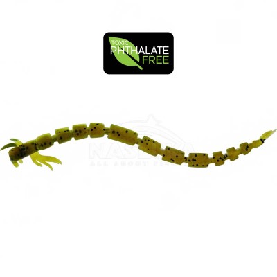 Силиконови червеи Westin Bloodteez Worm, 7.5 см, цвят Secret UV, 6 бр.