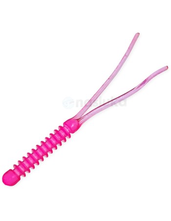 Силиконови морски червеи Hopper Tail, Pink, 52 мм, 12 бр.