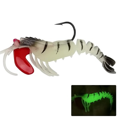 Силиконова примамка, скарида, 7 см, цвят Natural Shrimp