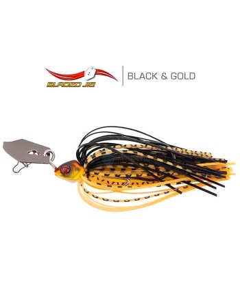 Изкуствена примамка, чатърбайт Fox Rage Bladed Jig, 7 г, цвят Black Gold