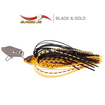 Изкуствена примамка, чатърбайт Fox Rage Bladed Jig, 7 г, цвят Black Gold