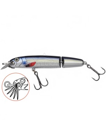 Двуделен потъващ воблер Abu Garcia Beast Hi-Lo Jointed Sinking, 90 мм, 12 г, Blue Herring