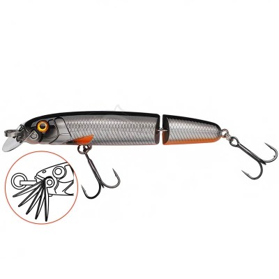 Двуделен потъващ воблер Abu Garcia Beast Hi-Lo Jointed Sinking, 120 мм, 33 г, Fegis