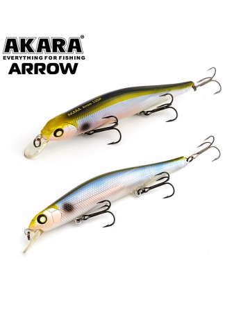 Suspending воблер Akara Arrow 110SP, 110 мм, 17 г, цвят А77