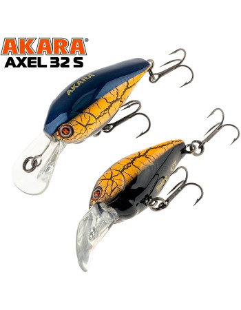 Воблер за кефал, пъстърва и костур Akara Axel 32S, 4,5 г, цвят A123